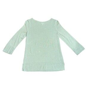 J.Jill Women's 3/4 Sleeve Top Linen Blend XS